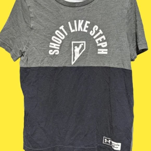 Boys Under Armour Shoot like Steph Gray/Black Size YXS - Picture 1 of 2